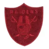 Las Vegas Raiders Shield Crimson Logo Patch