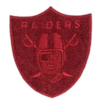 Las Vegas Raiders Shield Bold Crimson Logo Patch