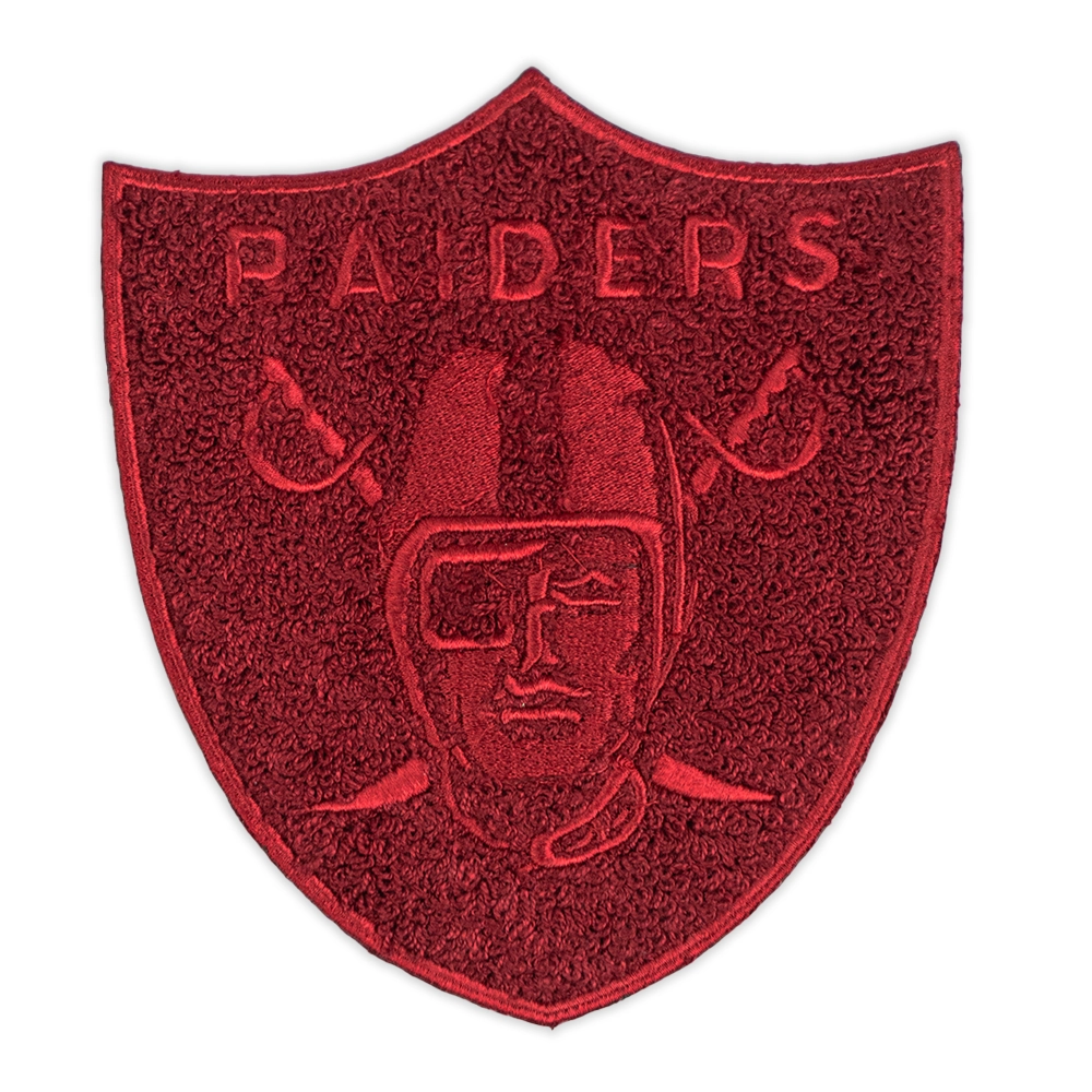 Las Vegas Raiders Shield Crimson Logo Patch