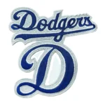 Los Angeles Dodgers Script and "D" Logo patch