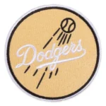 Los Angeles Dodgers Cream/White Badge Logo Patch