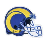 Los Angeles Rams Classic Helmet Emblem Patch