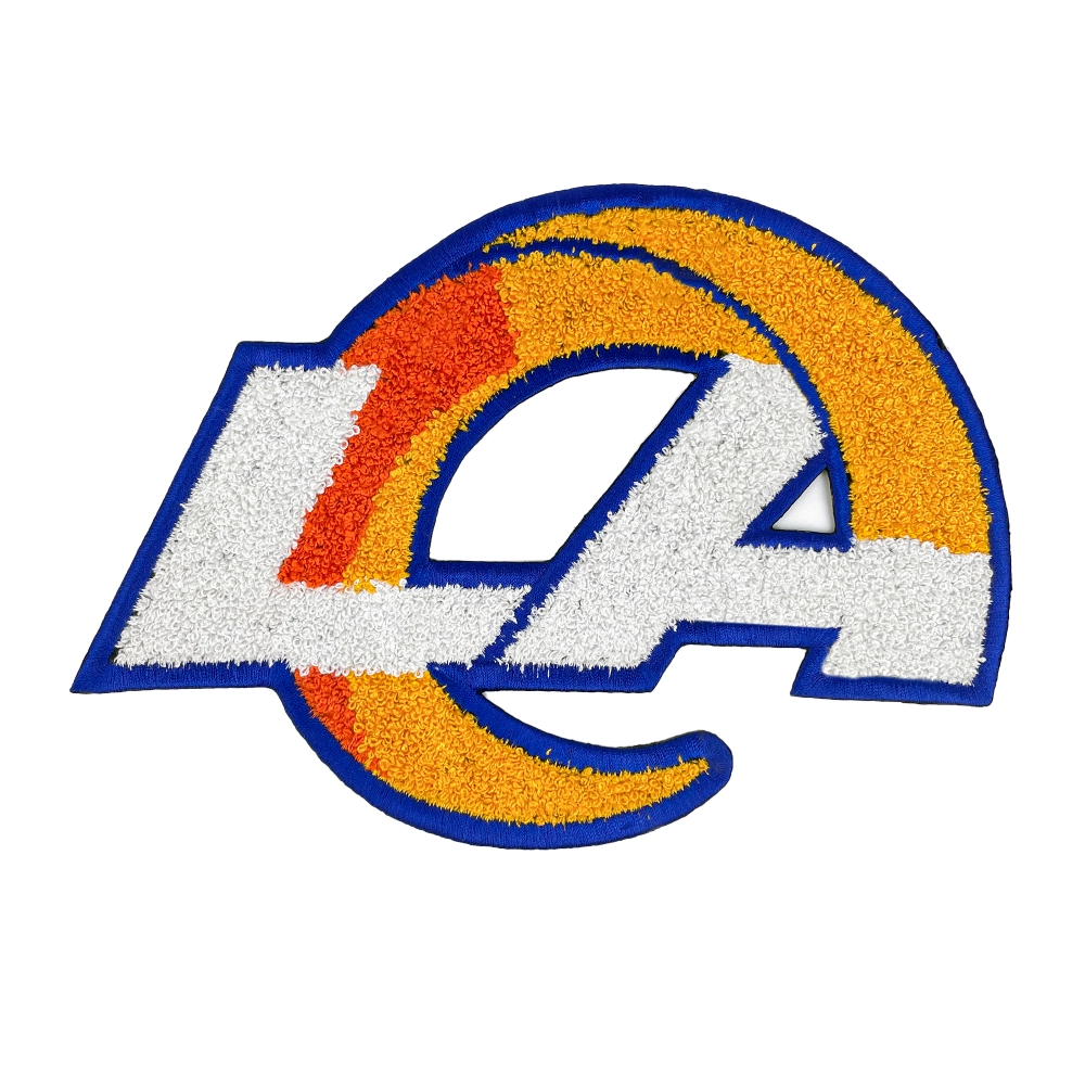 Los Angeles Rams 'LA' White/Orange Patch