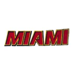 Miami Heat Letter Miami Red Wordmark Patch