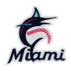 Miami Marlins Retro Script Logo Patch