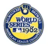 Milwaukee Brewers World Series 1982 Patch