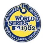 Milwaukee Brewers World Series 1982 American League Champions Patch