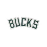 Milwaukee Bucks Green Block Letter Patch