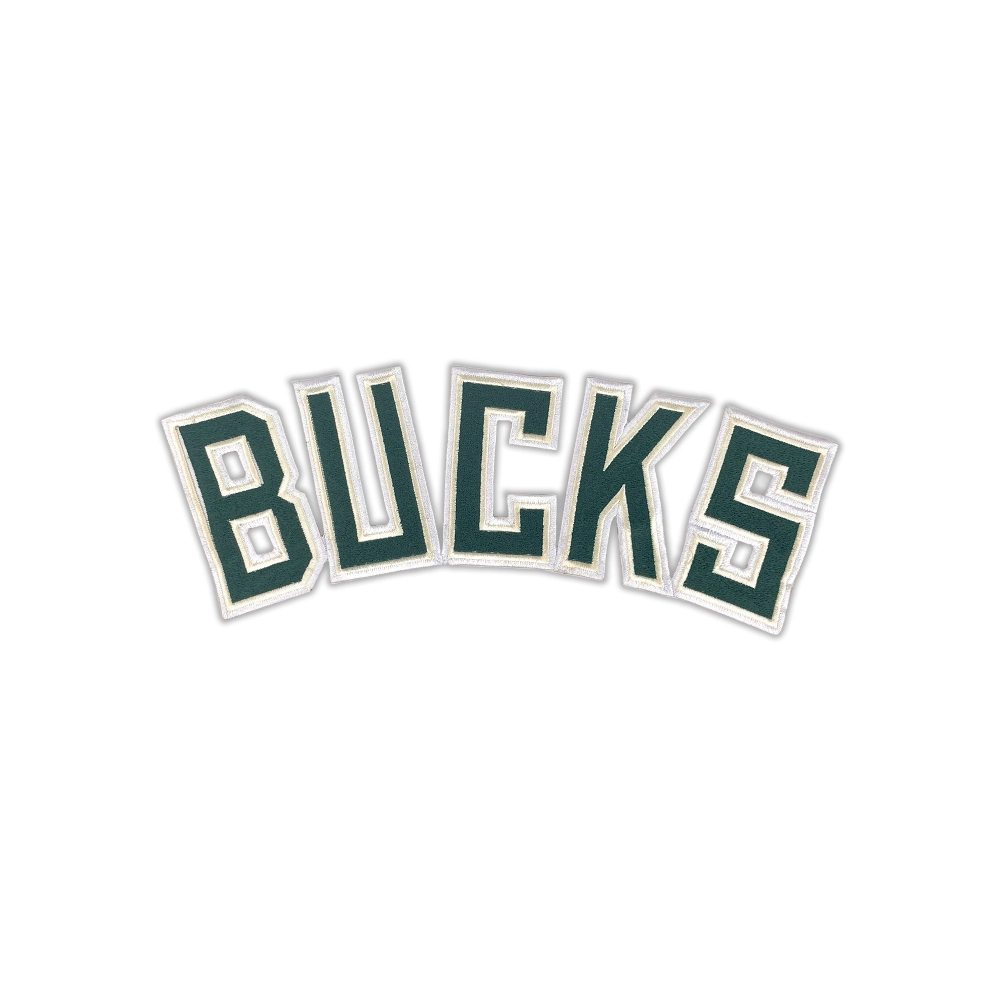 Milwaukee Bucks "BUCKS" Embroidered Patch