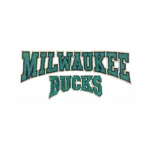 Milwaukee Bucks Green/White Arched Logo Patch