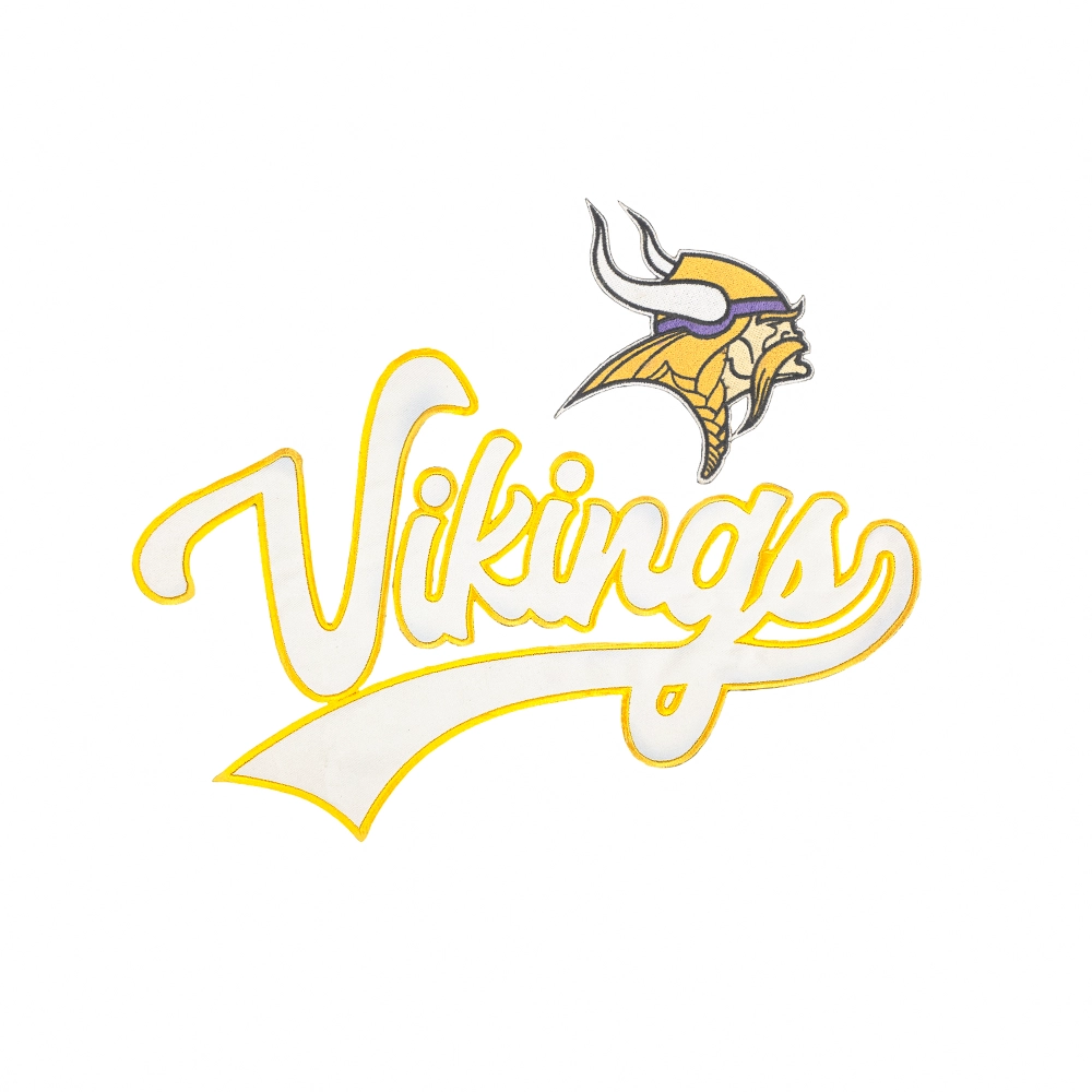 Minnesota Vikings Script Yellow/White Patch