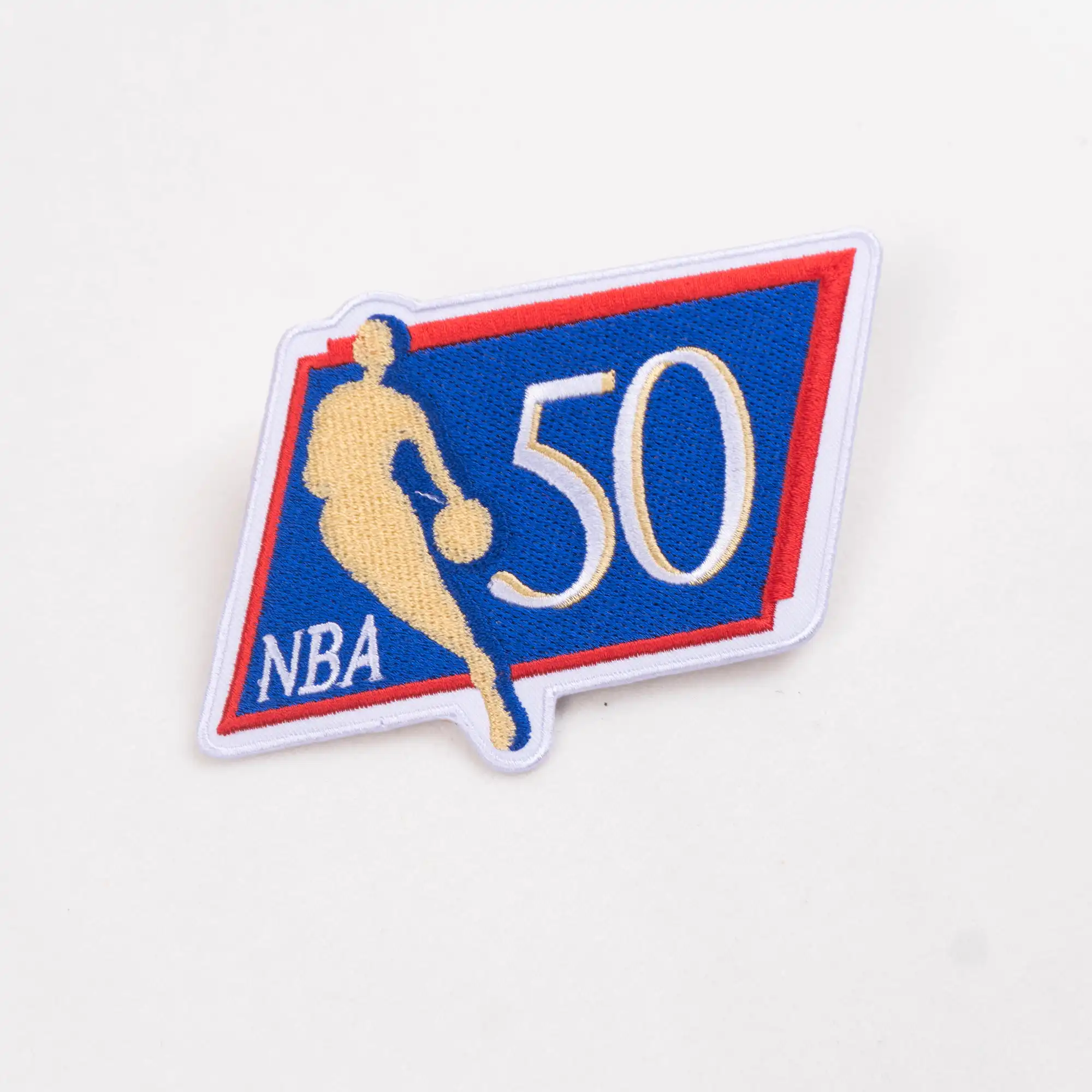 NBA 50th Anniversary Vintage Jerry West Logo Patch