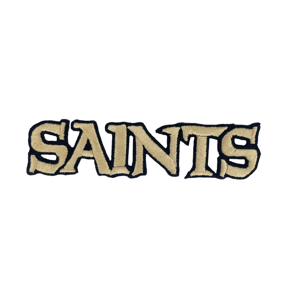 New Orleans Saints Text Logo Patch