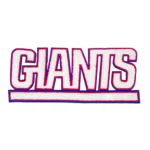 New York Giants "GIANTS" Wordmark Patch