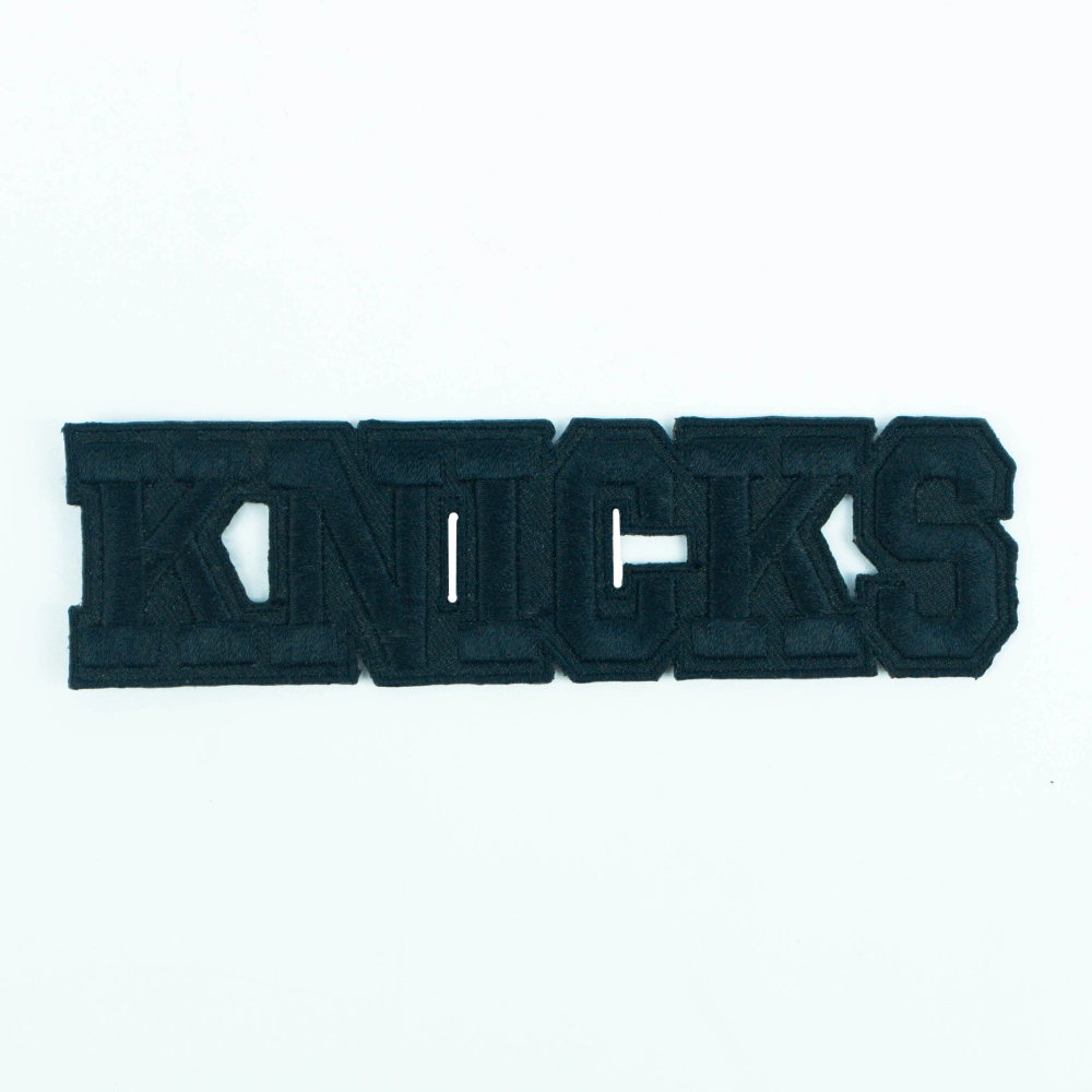 New York Knicks Black Script Patch