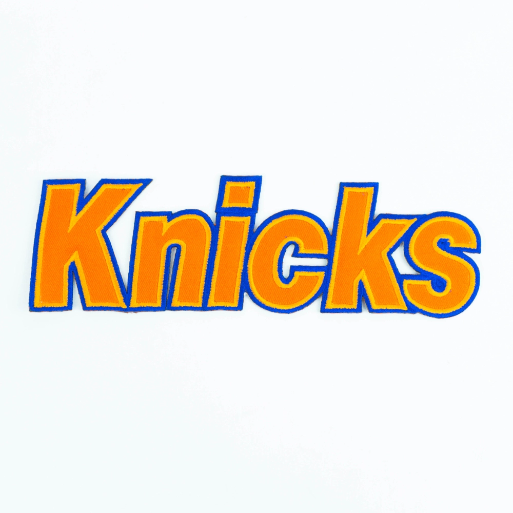 New York Knicks "Knicks" Orange/Blue Patch