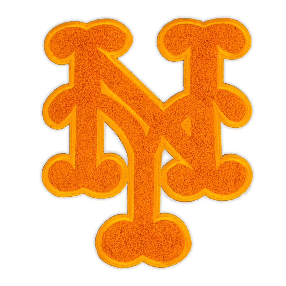 New York Mets NY Logo Orange Patch