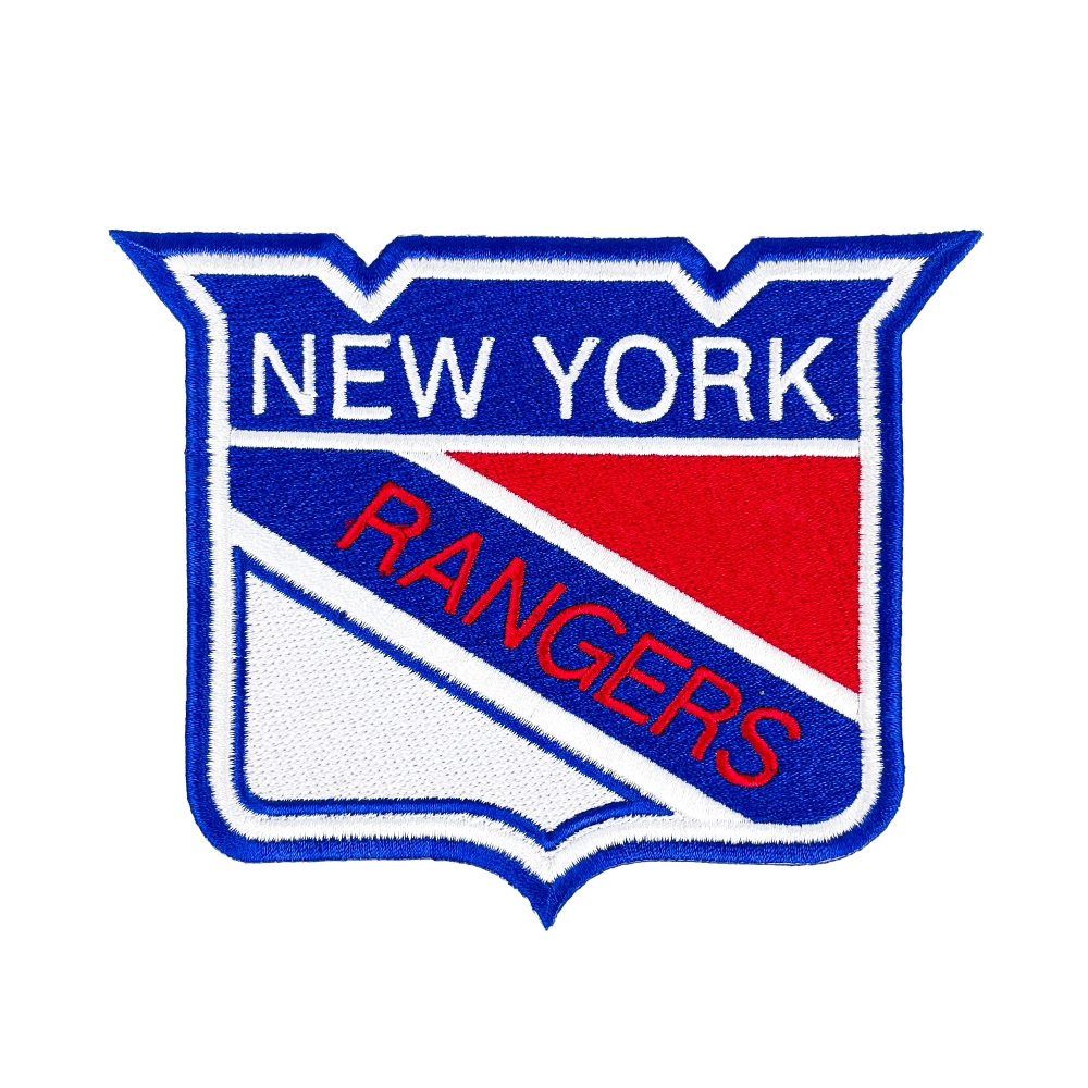 NY Rangers Shield Logo Embroidered Patch