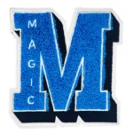 Orlando Magic Blue Chenille Varsity Letter M Patch