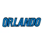 Orlando Magic Orlando Blue/Black Script Logo Patch