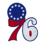 Philadelphia 76ers 13 Stars Official Logo Patch