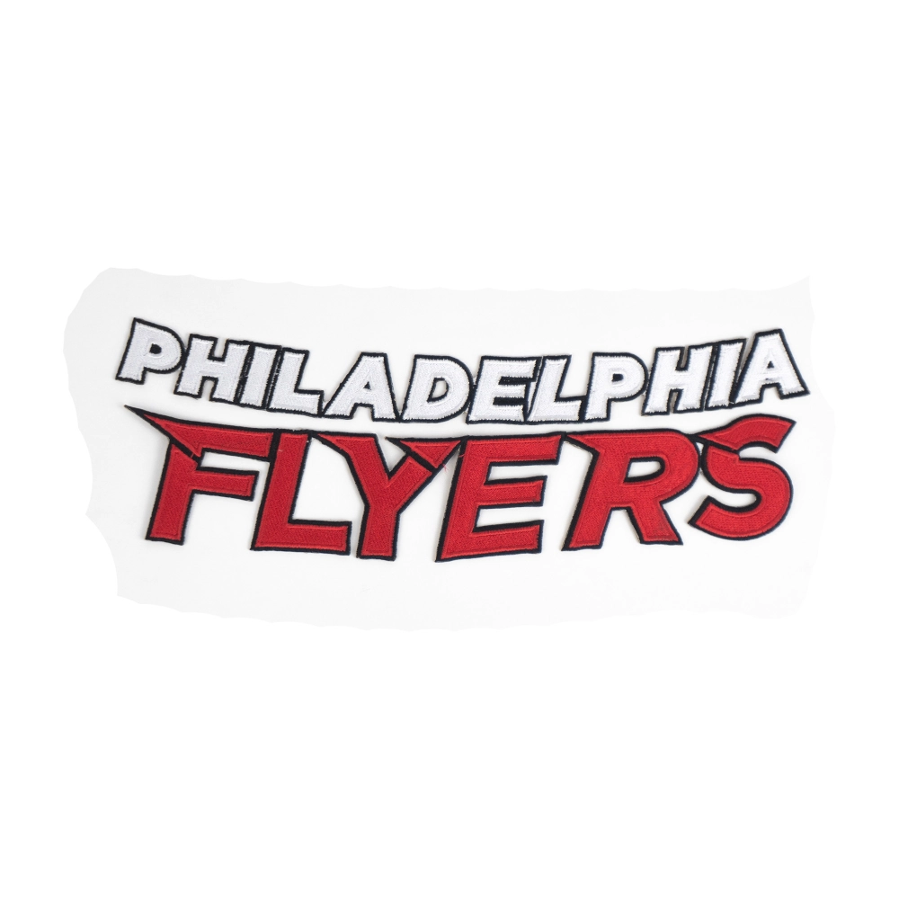 Philadelphia Flyers text logo patch