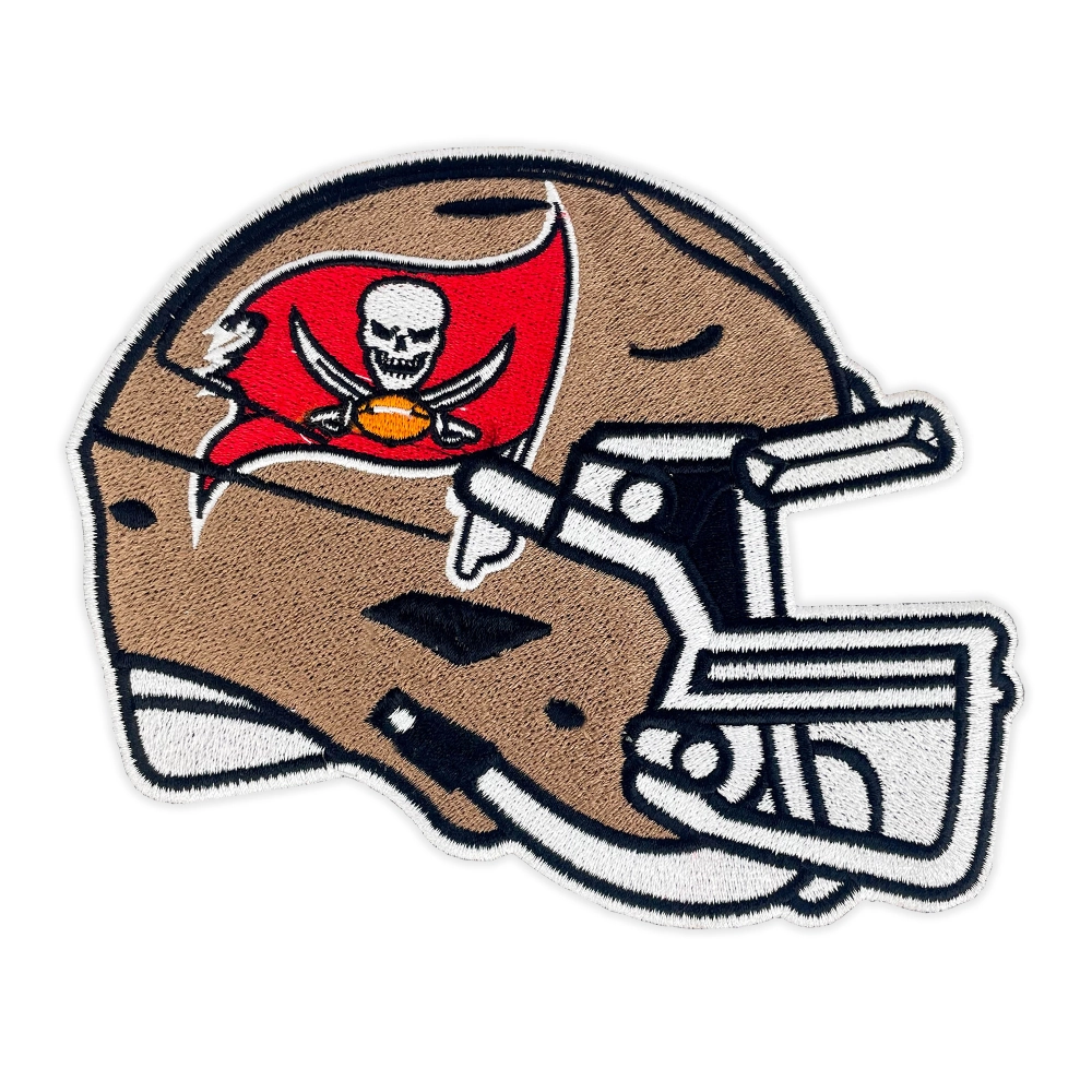 Tampa Bay Buccaneers Helmet Pirate Logo Patch