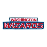 Washington Wizards Red/Blue Text Embroidered Patch