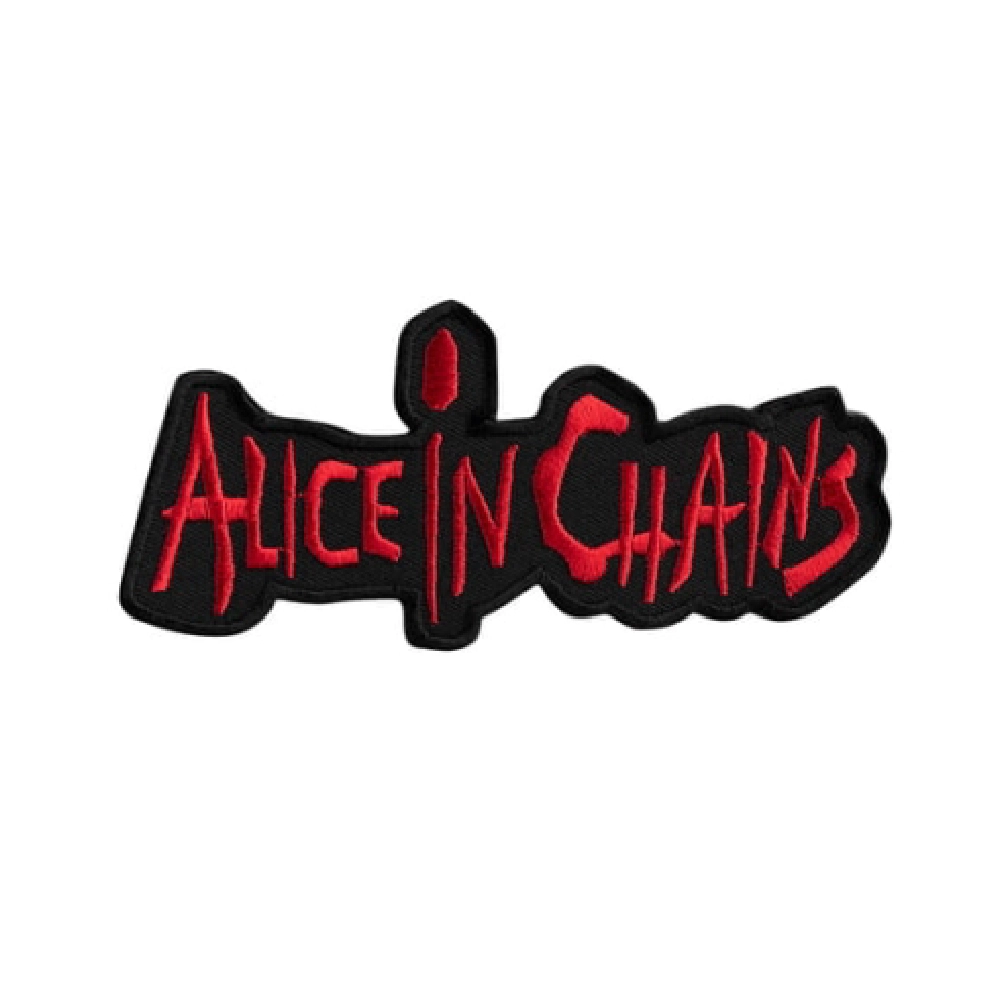 Alice In Chains Red Logo Patch