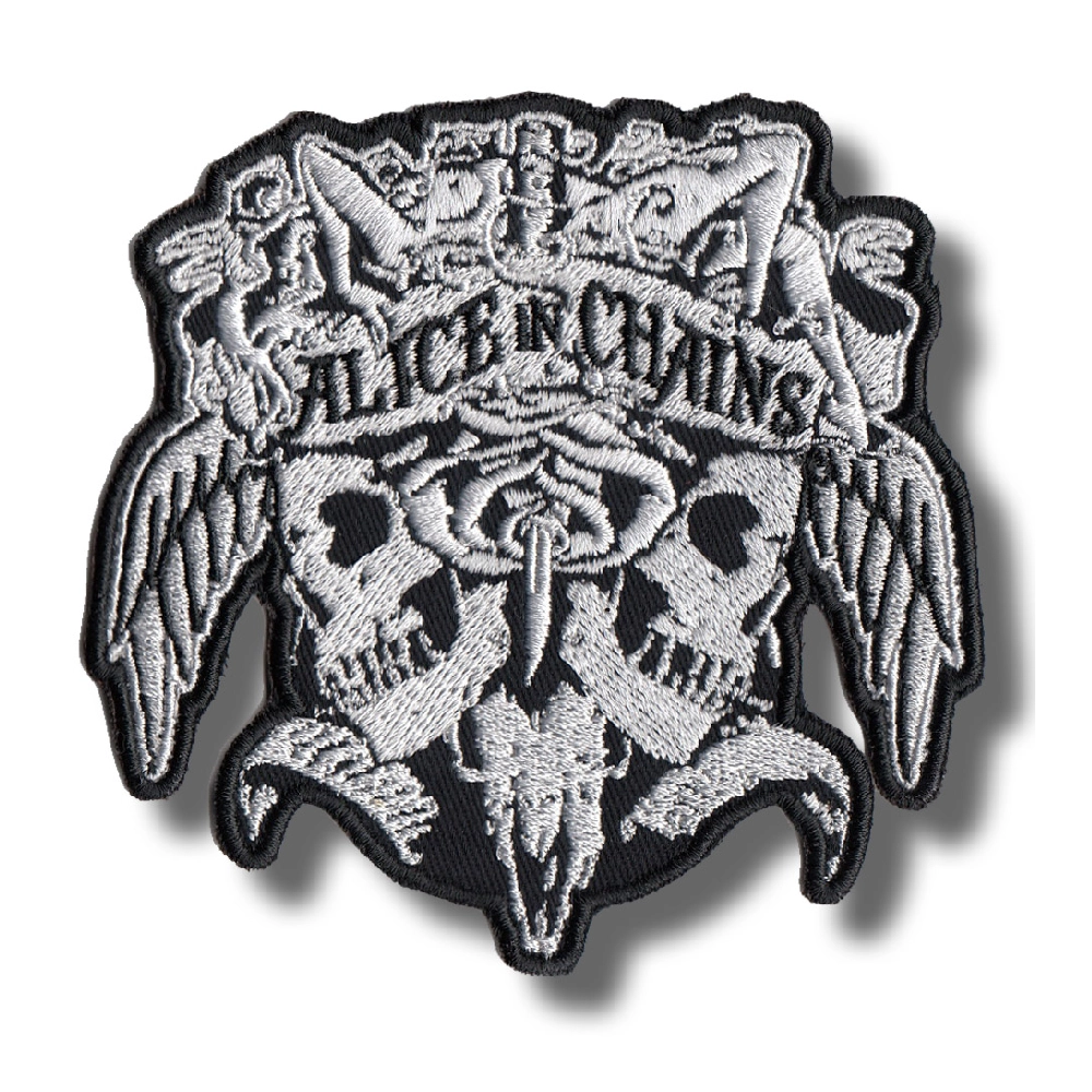 Alice In Chains Skull Crest Patch