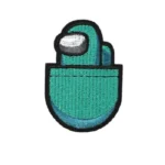 Among Us Cyan Pocket Patch