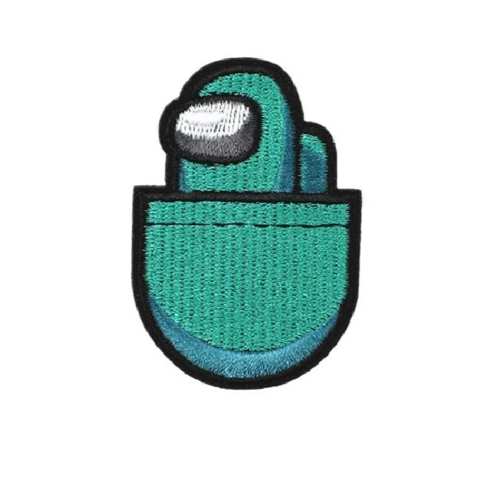 Among Us Cyan Pocket Patch