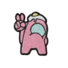 Among Us Peace Sign Crewmate Patch