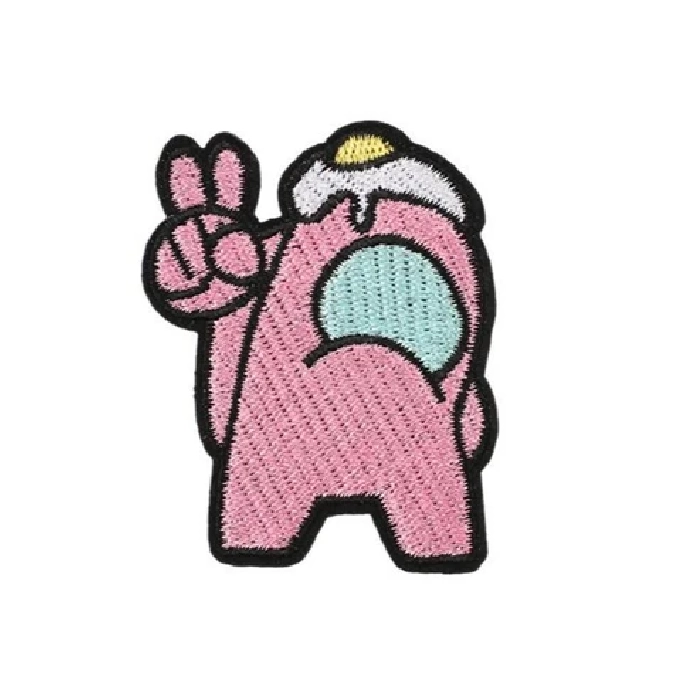 Among Us Peace Sign Crewmate Patch