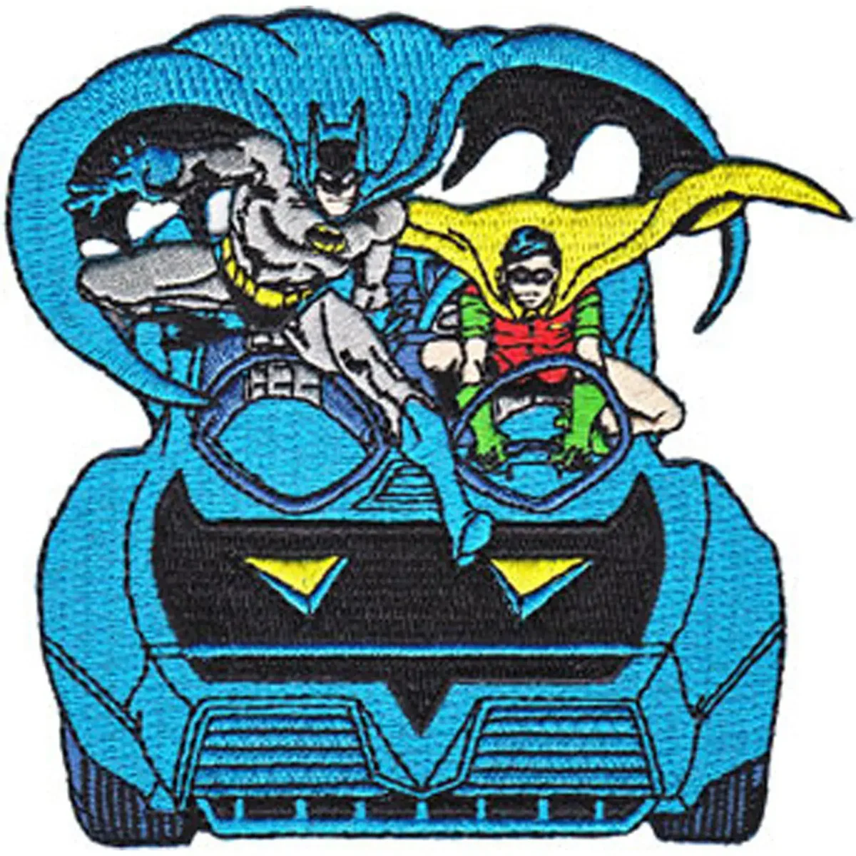 Batman and Robin Batmobile Patch
