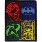 Batman and Robin Quad Logo Patch