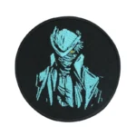 Bloodborne Hunter Round Blue Patch