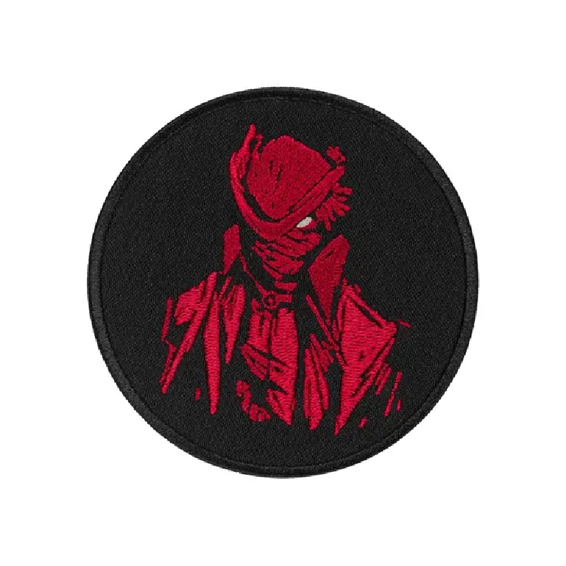 Bloodborne Hunter Round Red Patch