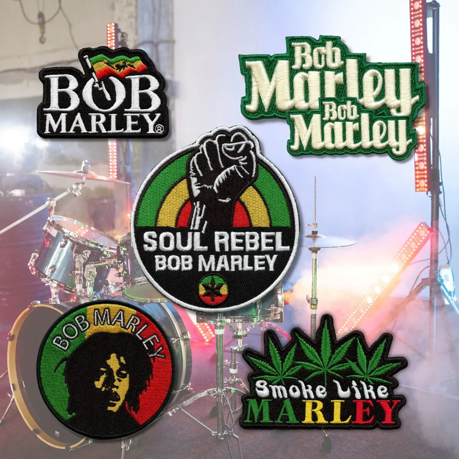 Bob Marley Patches