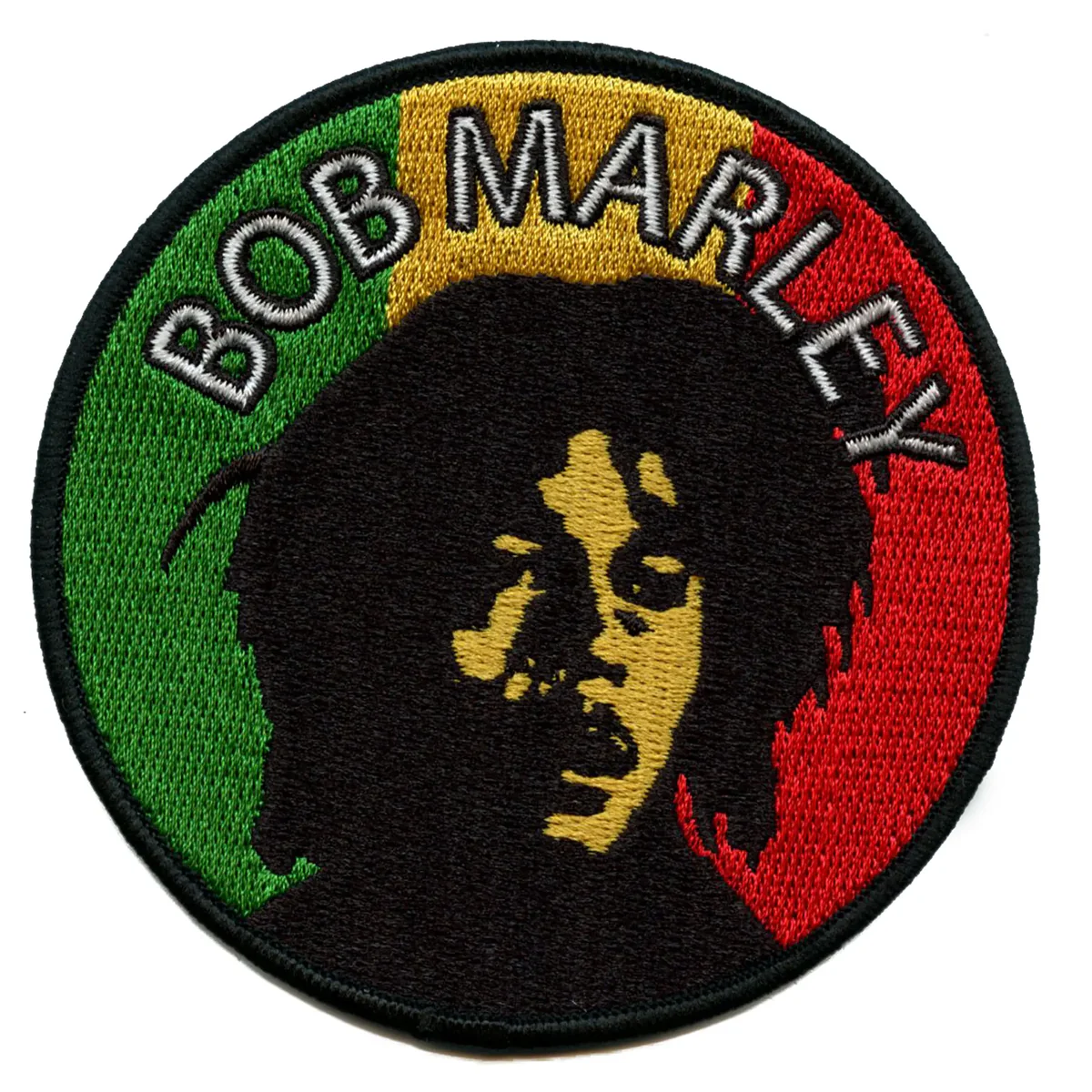 Bob Marley Round Portrait Patch