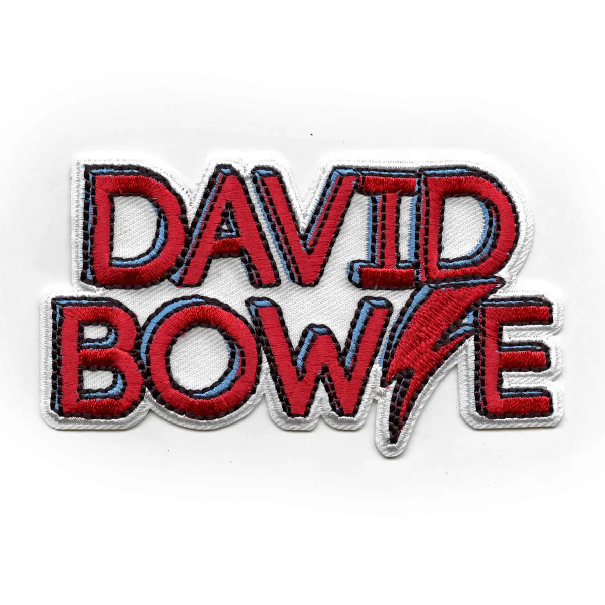 David Bowie Red Script Logo Patch