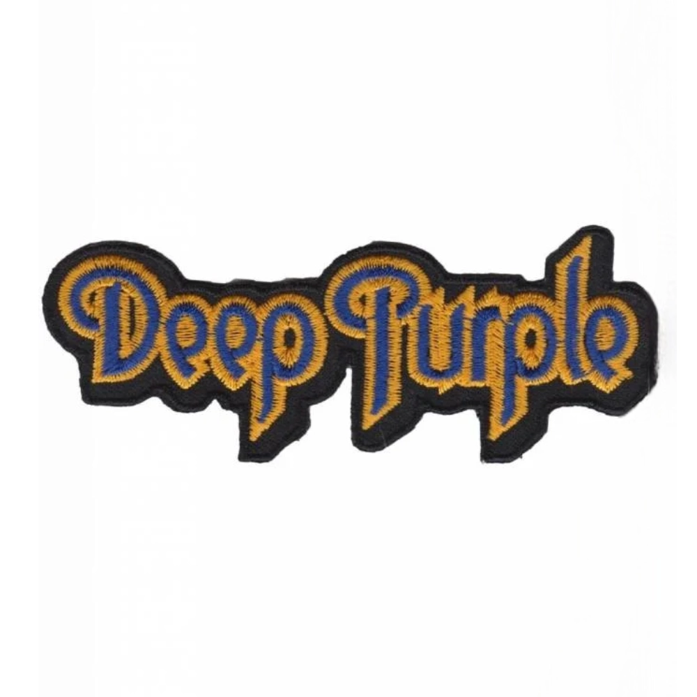 Deep Purple Band Gold Logo Patch