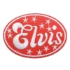 Elvis Presley Red Oval Logo Patch