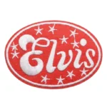 Elvis Presley Red Oval Logo Patch