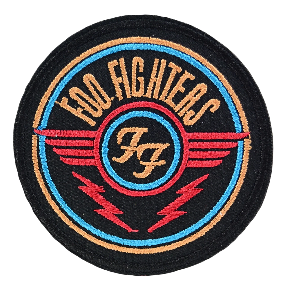 Foo Fighters Retro Wings Round Patch