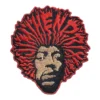 Jimi Hendrix Flame Hair Face Patch