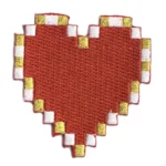Legend of Zelda Heart Embroidered Patch