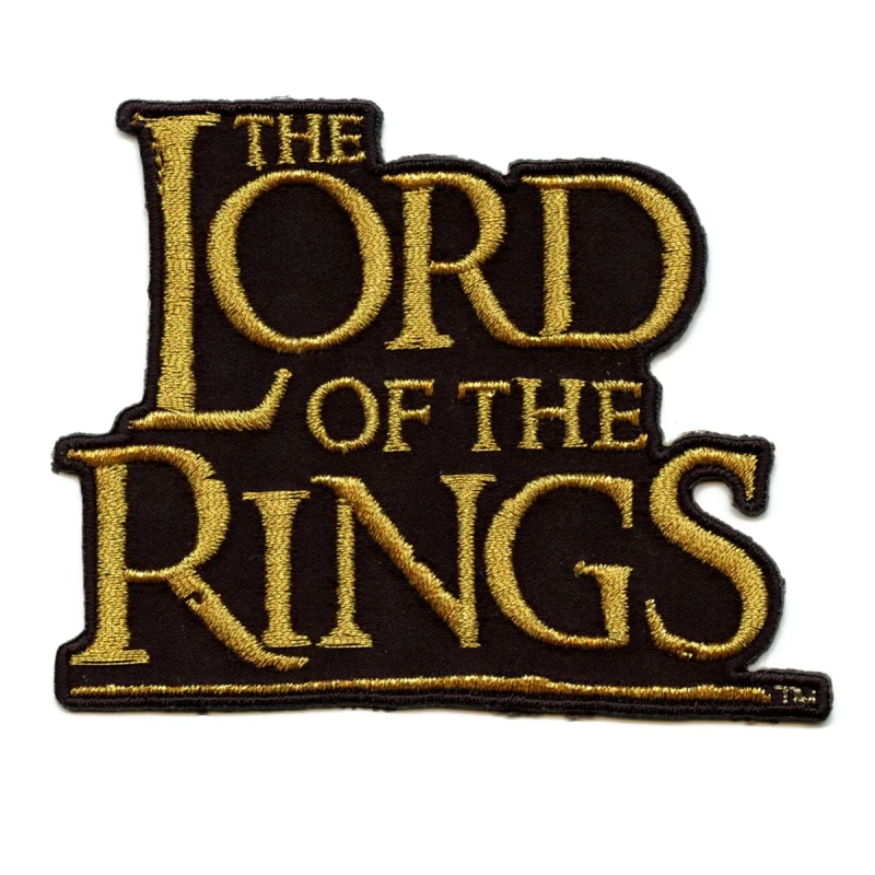Lord of the Rings Script Logo Patch
