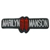 Marilyn Manson band logo patch