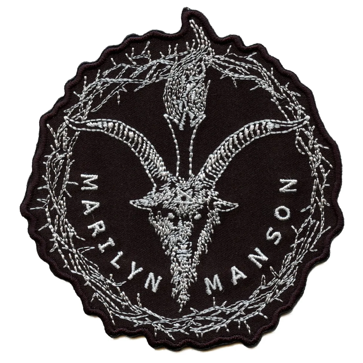 Marilyn Manson Baphomet head patch